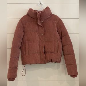 Beautiful corduroy puffer jacket